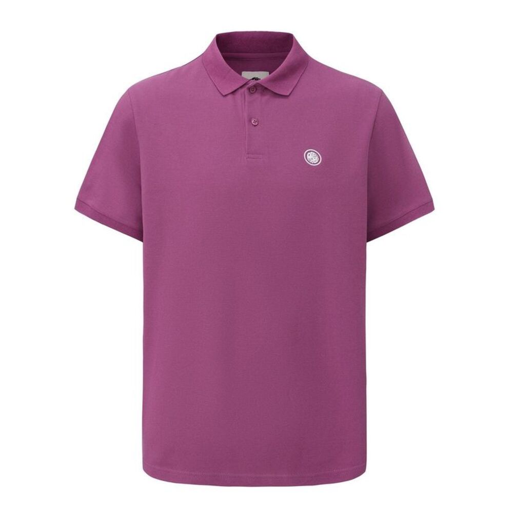 Pretty Green Mens Cotton Polo Shirt / Purple
